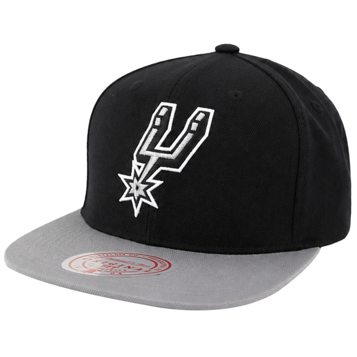 Mitchell & Ness NBA San Antonio Spurs Team 2 Tone 2.0 Black/Grey Cap