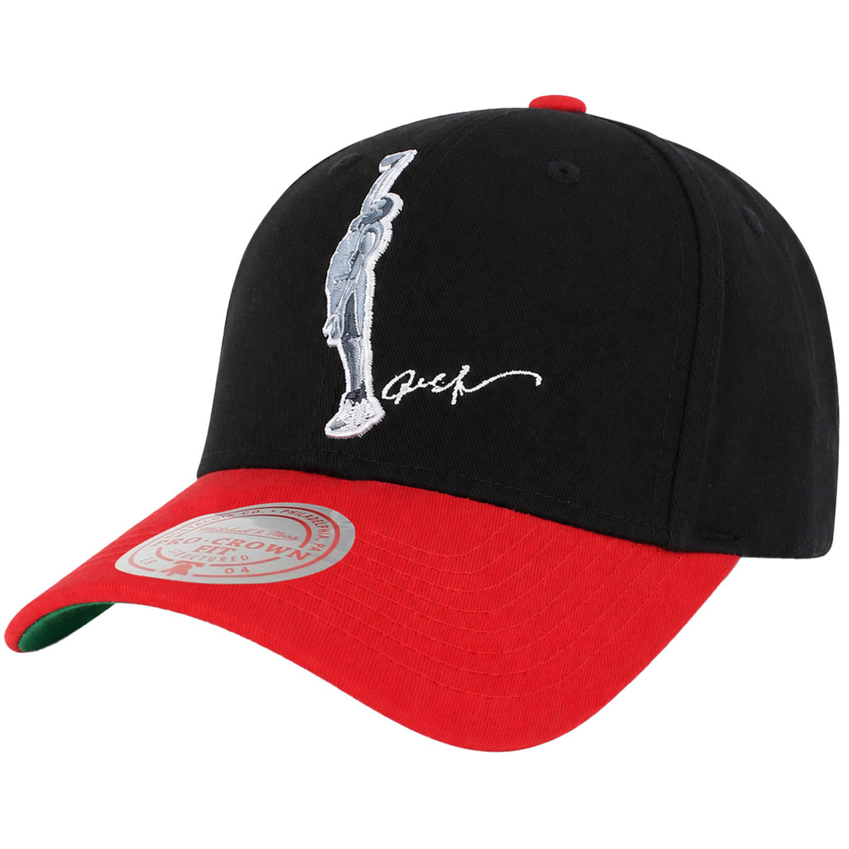 Mitchell & Ness NBA Philadelphia 76ers Highlight Real Iverson Black Cap