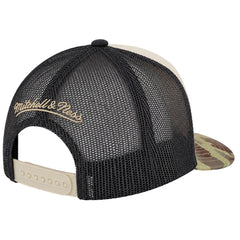 Mitchell & Ness NBA Los Angeles Lakers Hidden Trucker Beige Cap