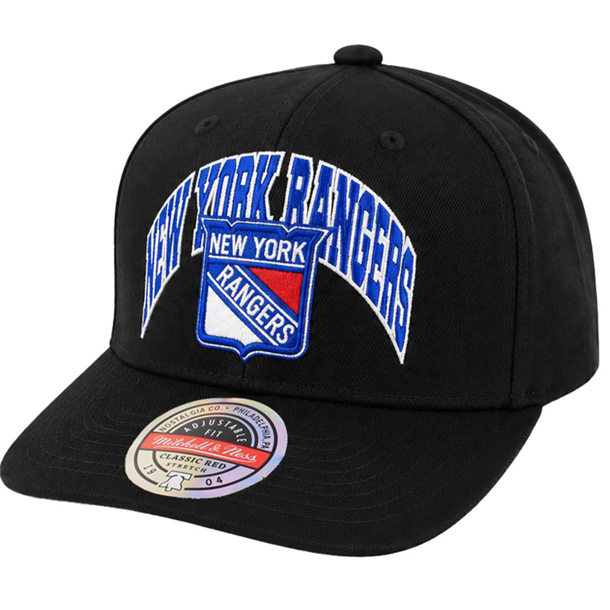 Mitchell & Ness NHL New York Rangers Letterman Black Cap