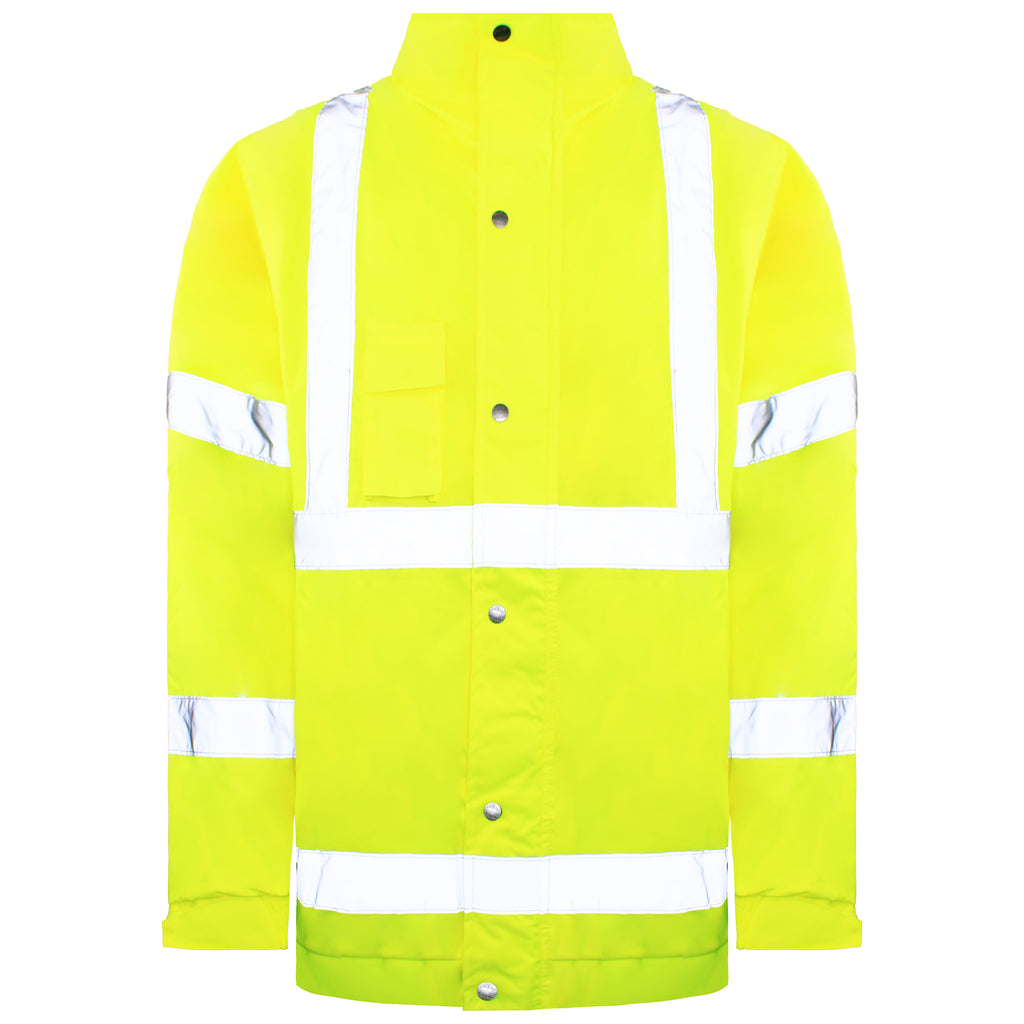 Dickies High Visibility Mens Yellow Bomber Work Wear Jacket