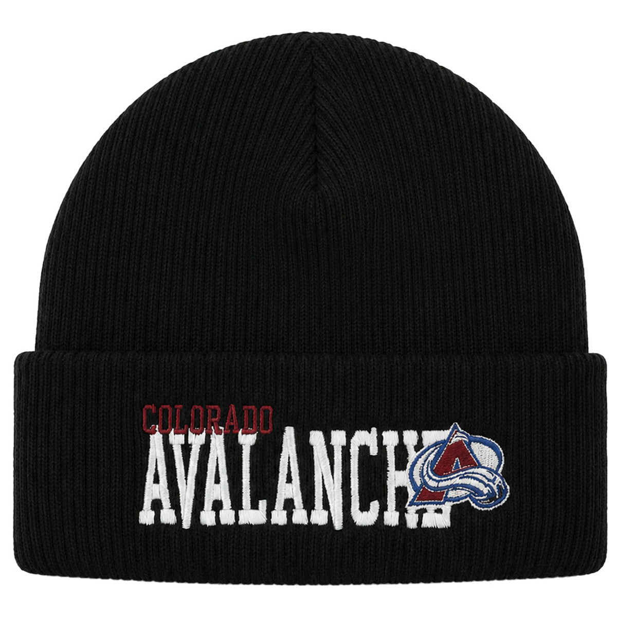 Mitchell & Ness NHL Colorado Avalanche Billboard Black Beanie