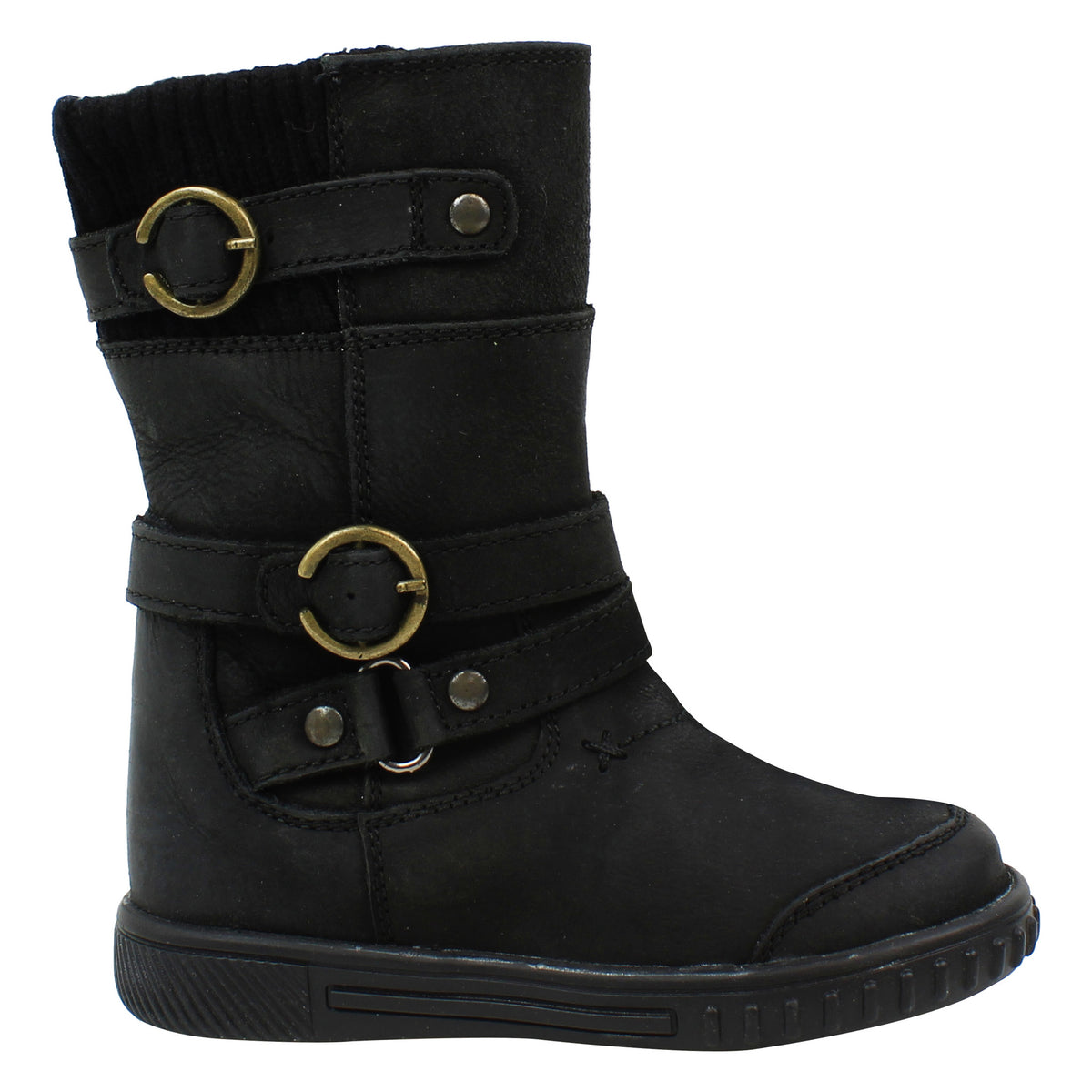Hush Puppies Lela Kids Black Boots