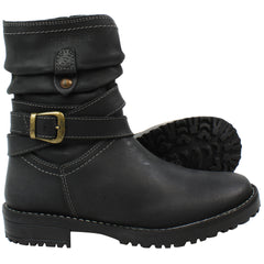 Hush Puppies Lucielle Kids Black Boots