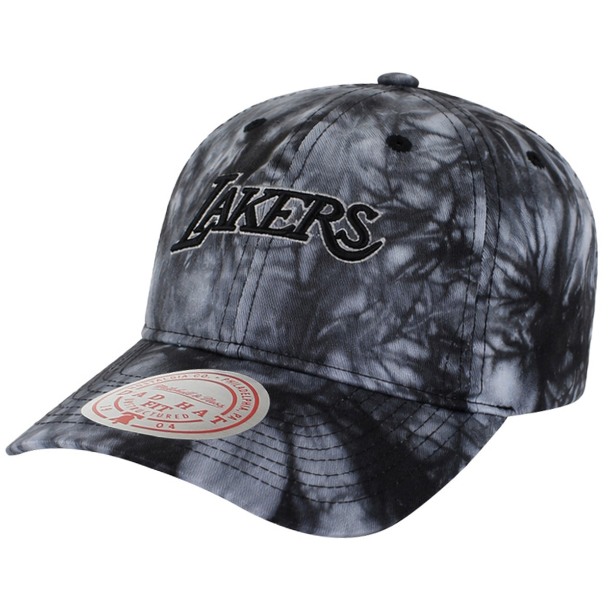Mitchell & Ness NBA Los Angeles Lakers Scrunch Tie Dye Black Cap