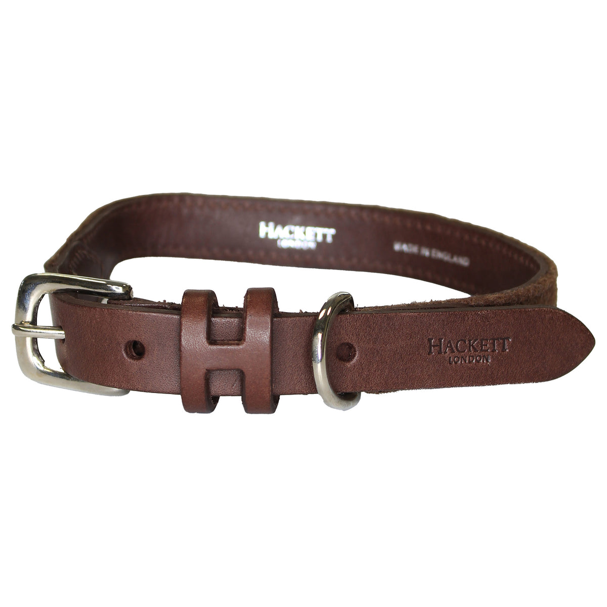 Hackett London Logo Brown Belt