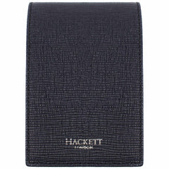 Hackett London Compact Leather Black Wallet