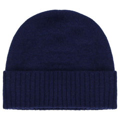 Hackett London Wool Mens Navy Scarf Beanie Set