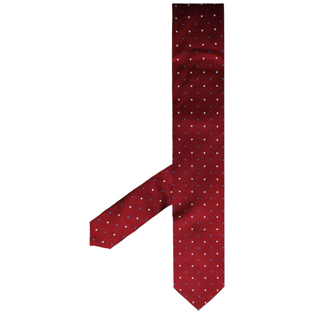 Hackett London 2 Col Dot Printed Mens Red Ties