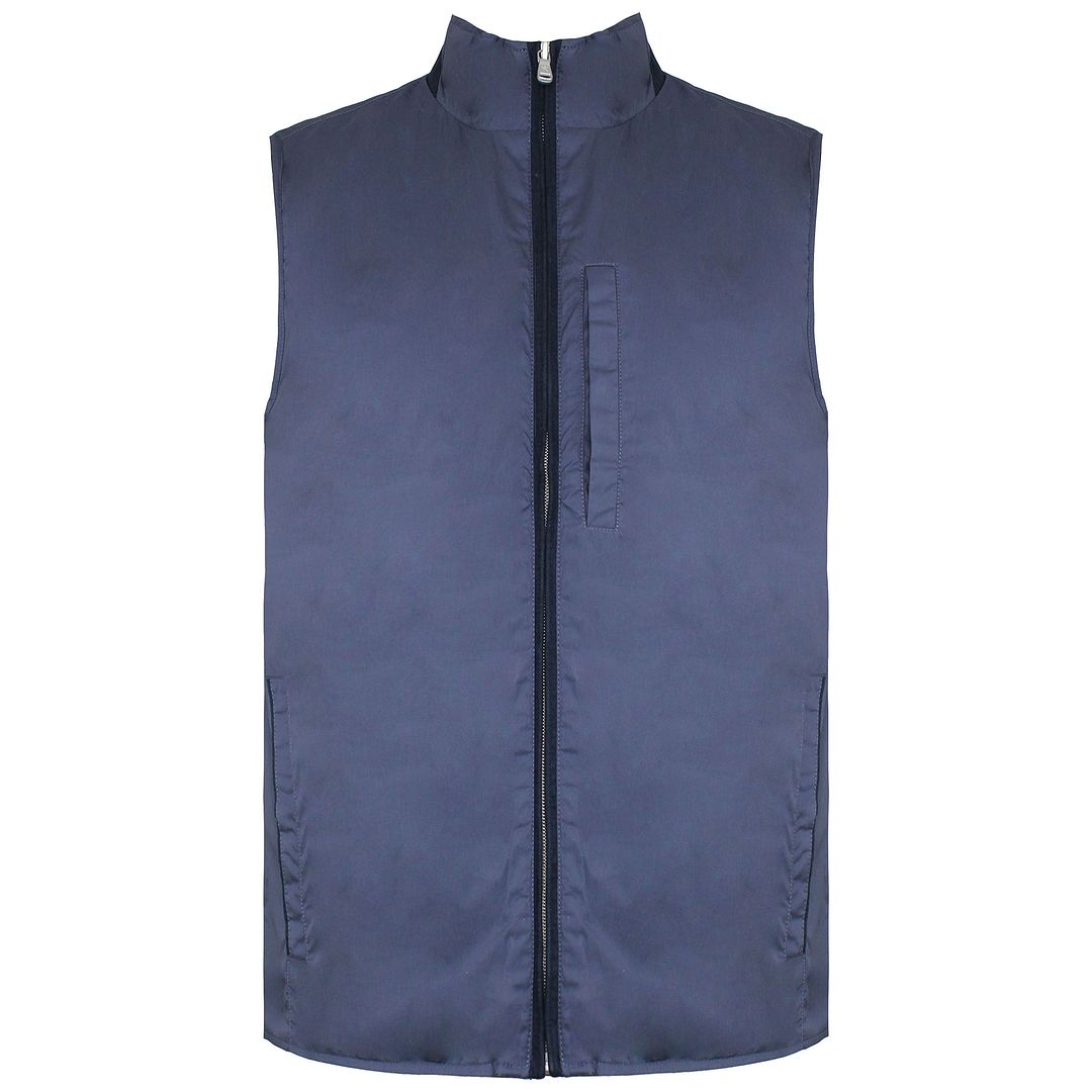 Hackett London Nylon Mens Navy Gilet