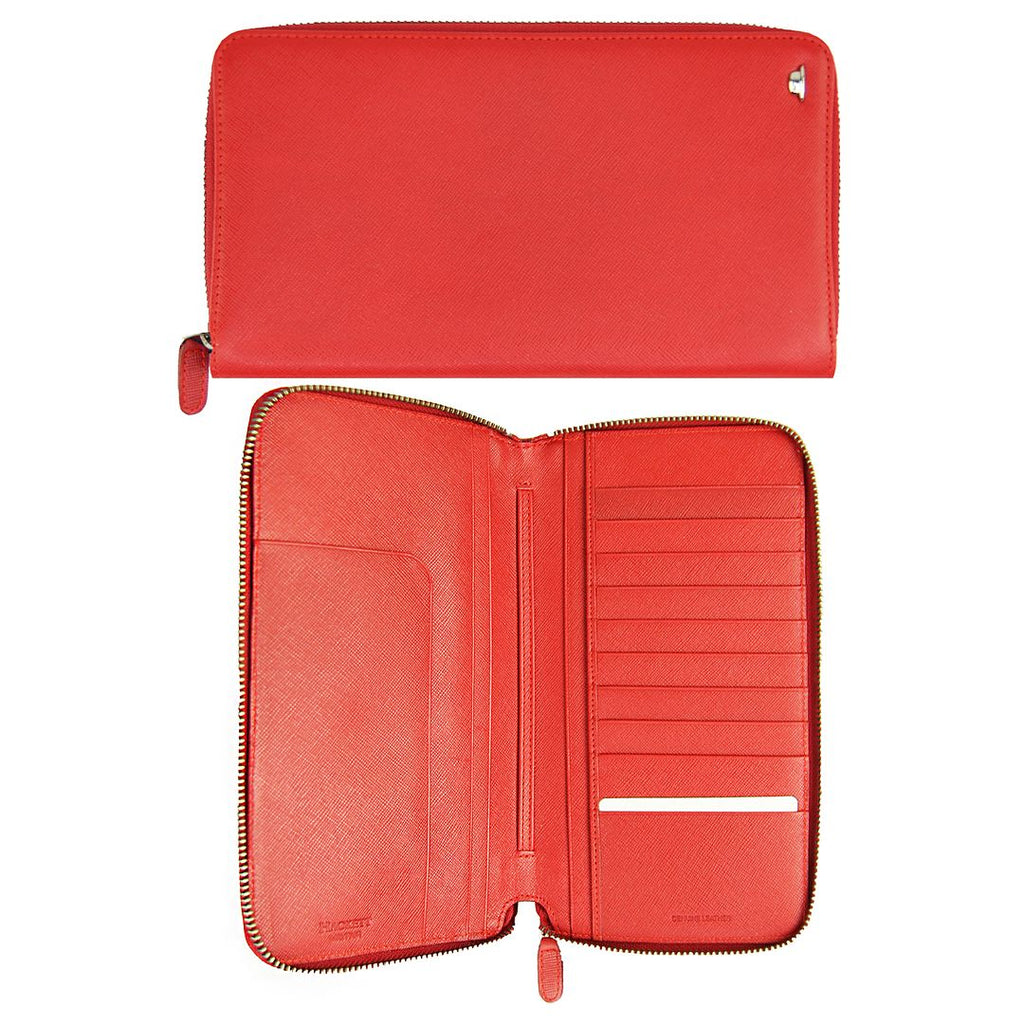 Hackett Mayfair Red Card Holder Wallet