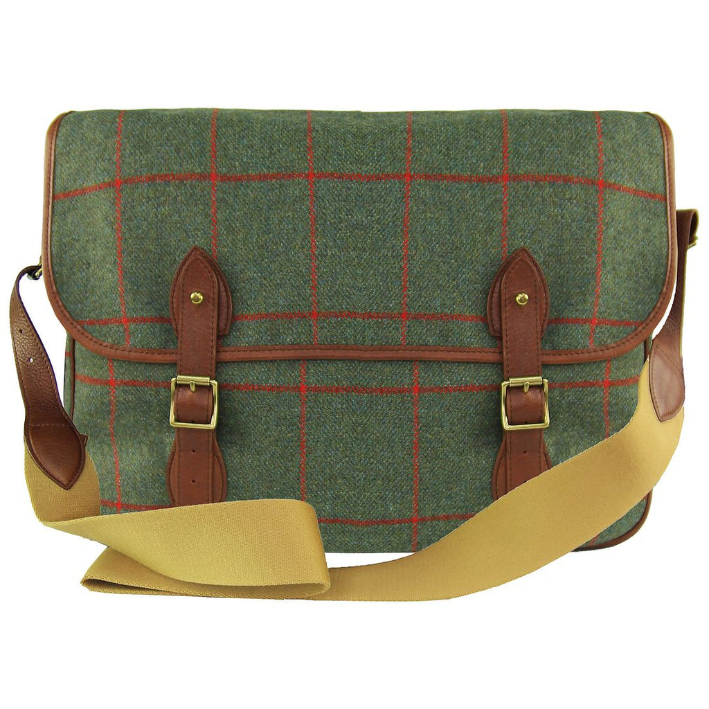 Hackett London Wool Mens Green Bag