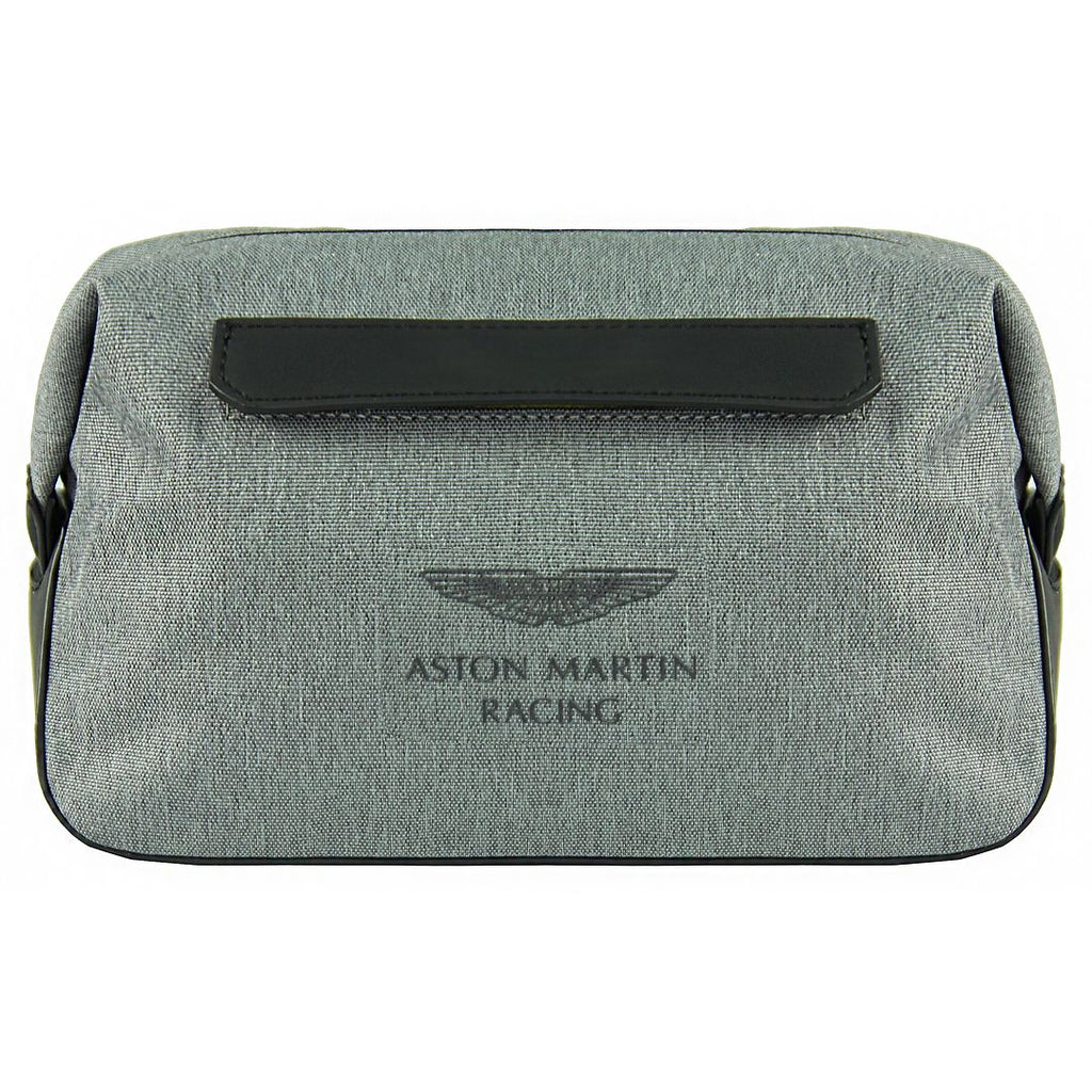 Hackett London x Aston Martin Racing Mens Grey Washbag