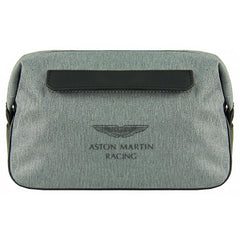 Hackett London x Aston Martin Racing Mens Grey Washbag