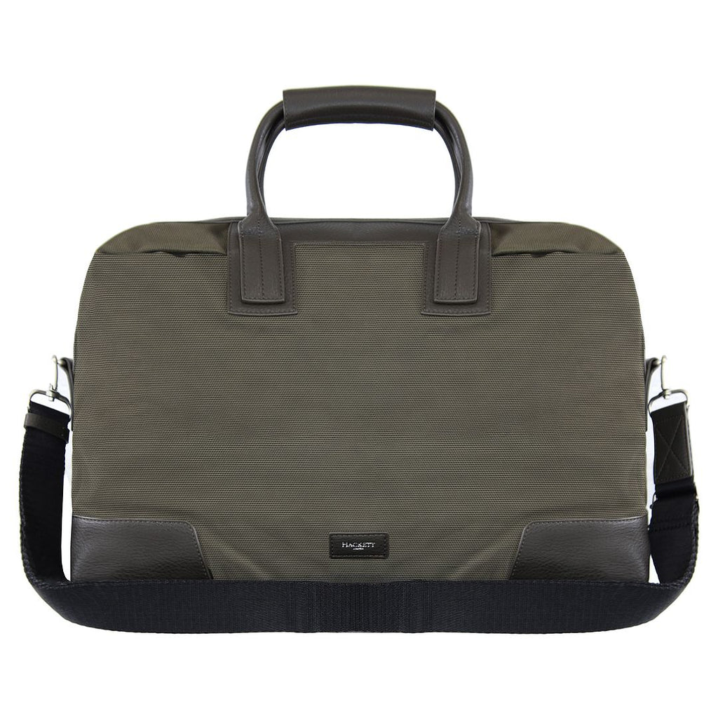 Hackett London Nylon G Olive Green Flight Bag