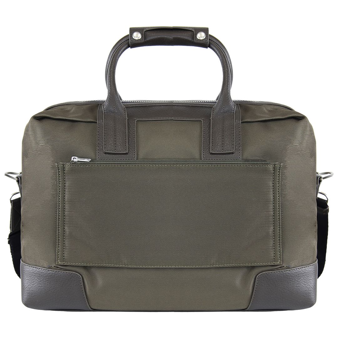 Hackett London Nylon G Olive Green Flight Bag