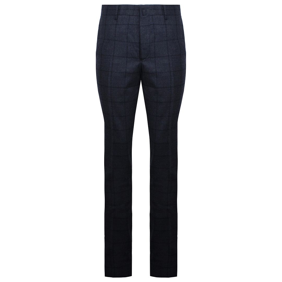 Hackett London Small Wool Mens Navy Suit