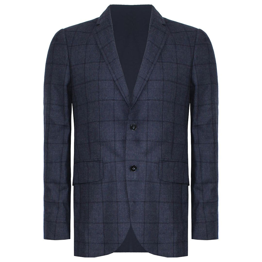 Hackett London Small Wool Mens Navy Suit