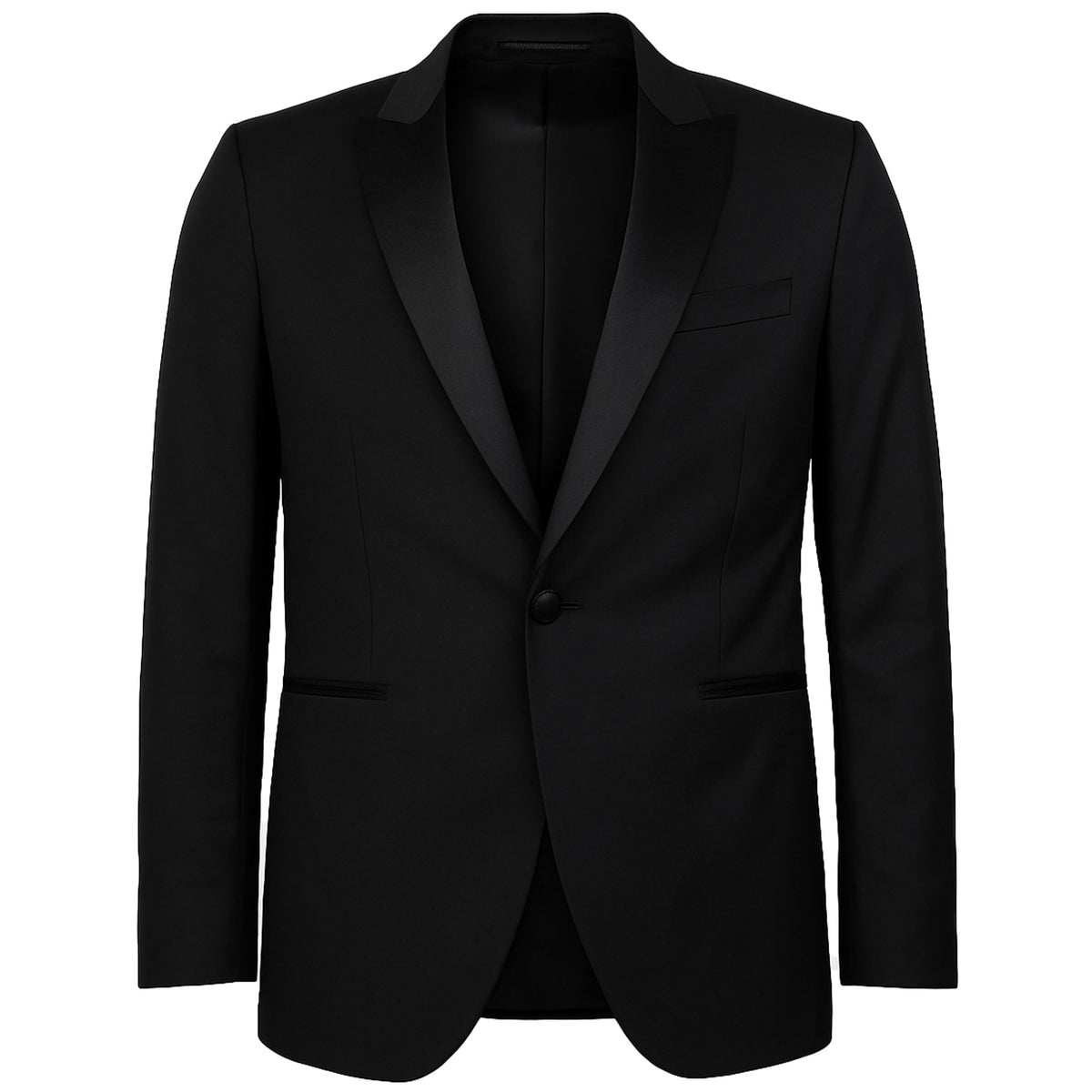 Hackett London Plain Mens Black Blazer