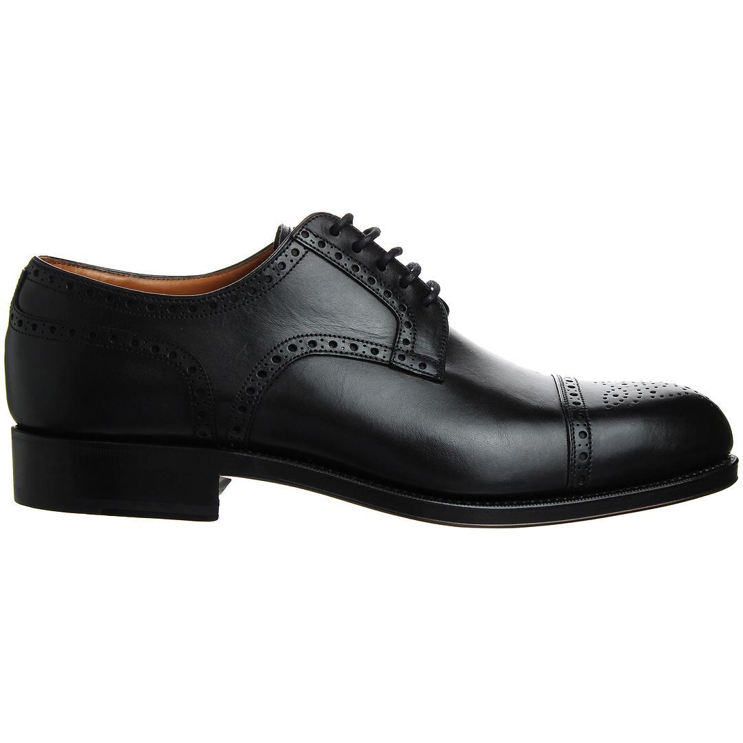 Hackett Forest Mens Black Oxford Shoes