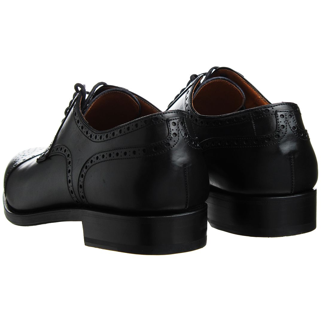 Hackett Forest Mens Black Oxford Shoes