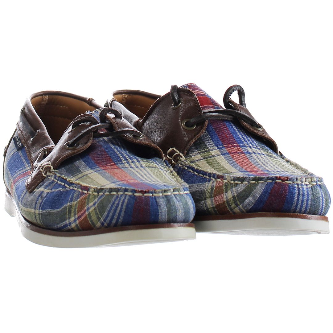 Hackett Madras Deck Mens Multicoloured Shoes