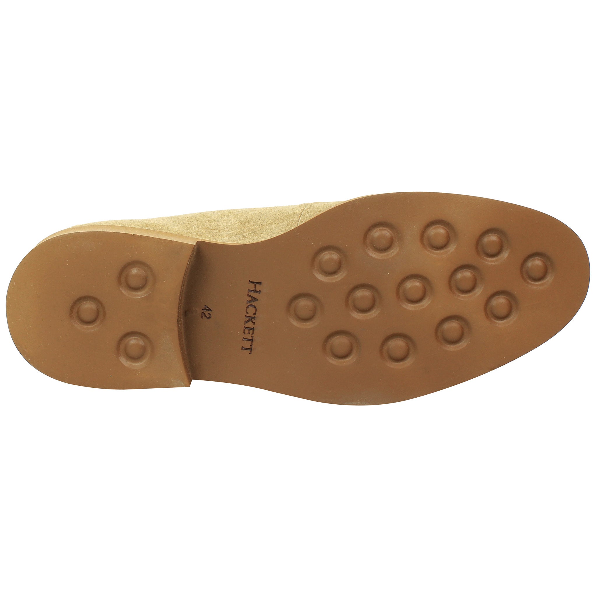 Hackett Chino Eyelet Blucher Mens Beige Shoes