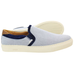 Hackett London Bonetti Mens Blue Plimsolls