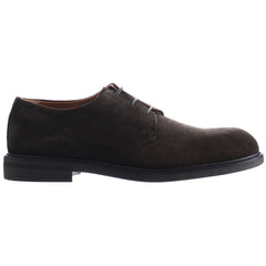 Hackett Chino PLN Derby Mens Dark Brown Shoes