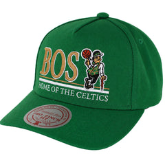 Mitchell & Ness NBA Boston Celtics Home Of Pro Pinch Green Cap