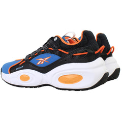 Reebok Solution Mid Kids Black/Blue Basketball Shoes