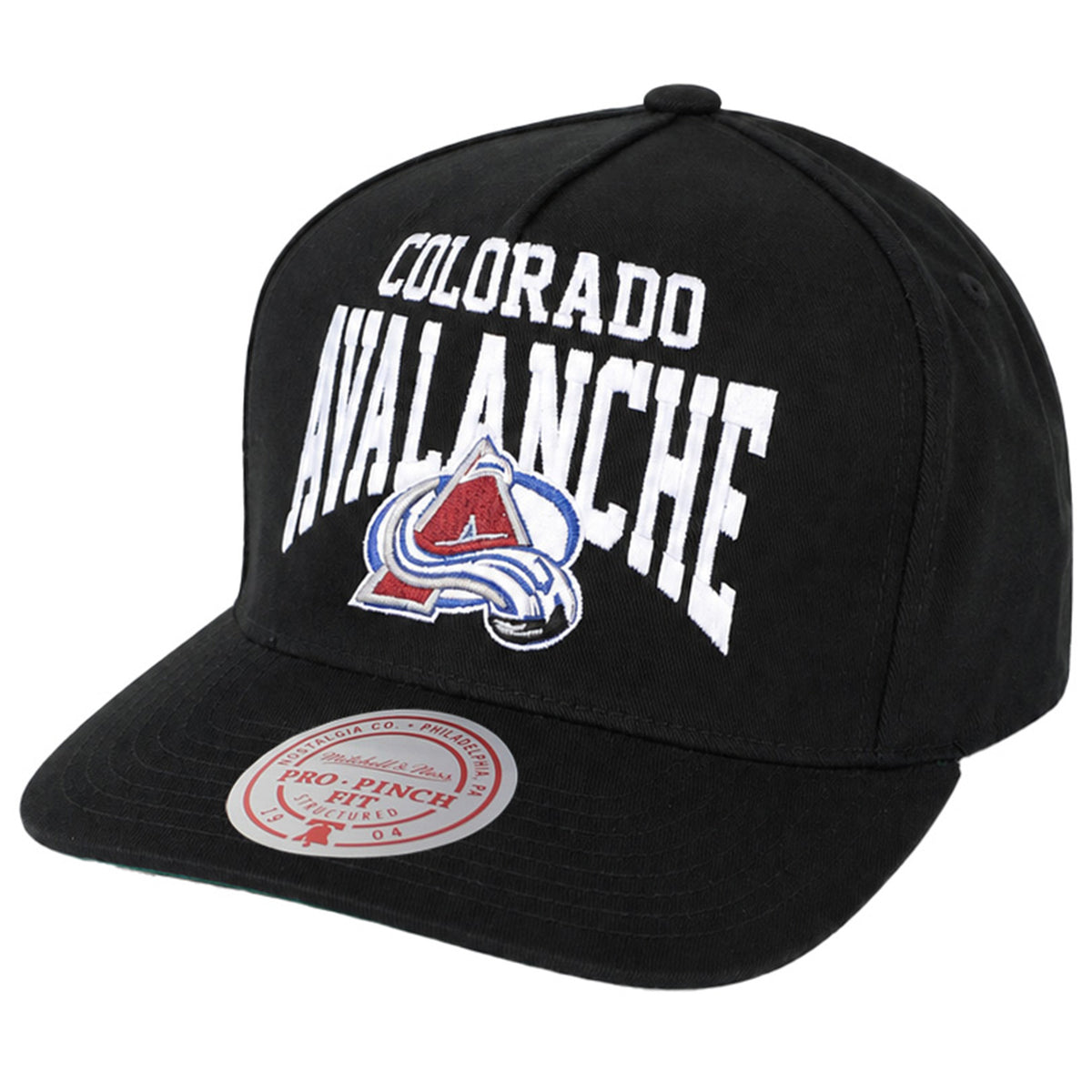 Mitchell & Ness NHL Colorado Avalanche Big Time Pro Black Cap