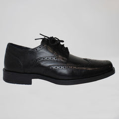 Hush Puppies Brace Brogue Mens Black Shoes NO BOX