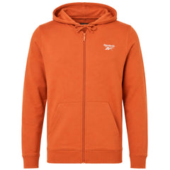 Reebok RI Left Chest Logo Mens Orange Track Jacket