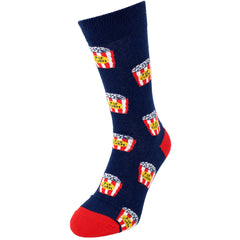 Happy Socks 1-Pack Navy Popcorn