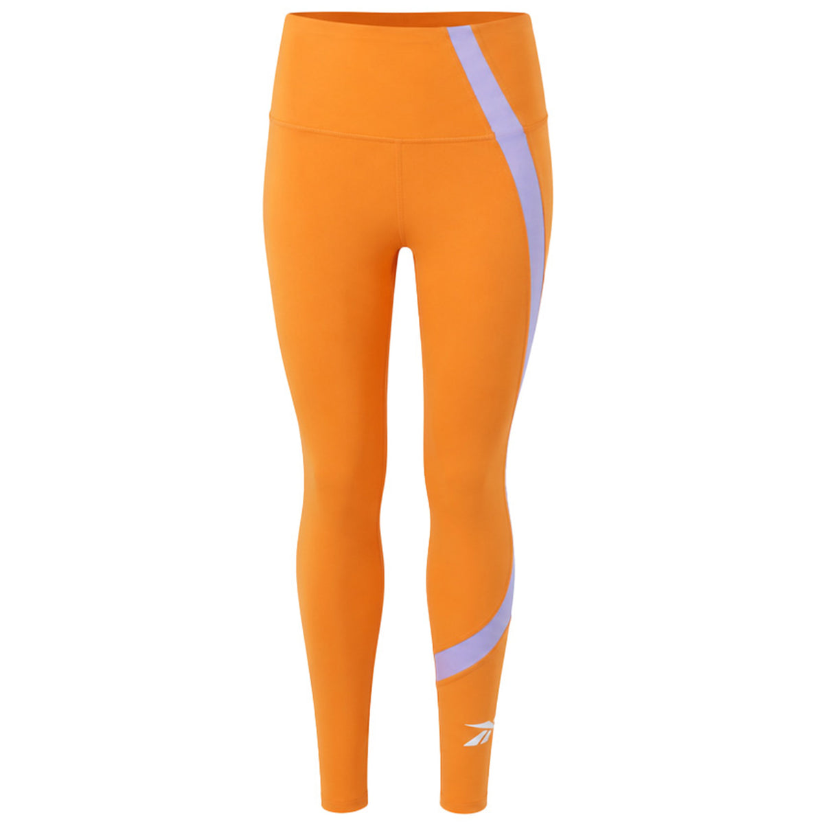 Reebok WOR Big Logo Womens Orange Leggings