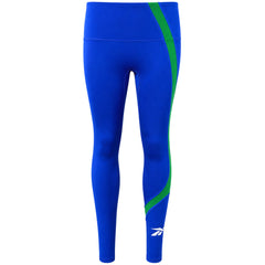 Reebok WOR Big Logo Womens Blue Leggings