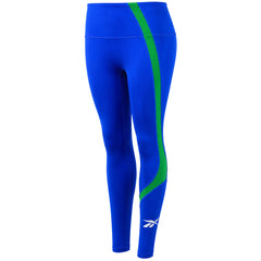 Reebok WOR Big Logo Womens Blue Leggings