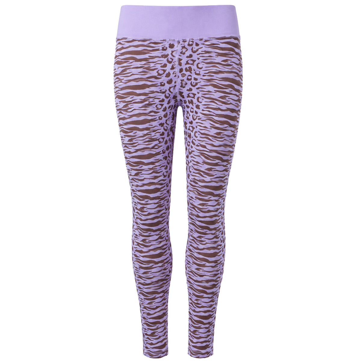 Reebok Mod Safari Womens Purple Leggings
