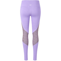 Reebok Mod Safari Poly Womens Purple Leggings