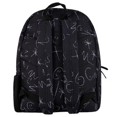 Hype Crayon Doodle Kids Black Backpack