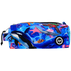 Hype Sea Life Blue Pencil Case
