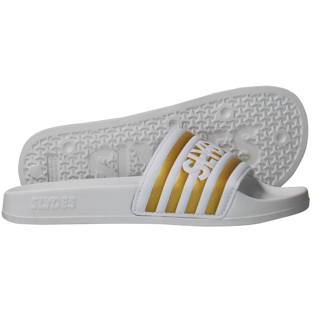 Slydes Heritage Womens White Sliders