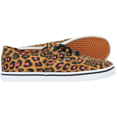 Vans Off The Wall Leopard Print Kids Brown Plimsolls