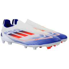 Adidas F50 League LL FG/MG Kids White Football Boots