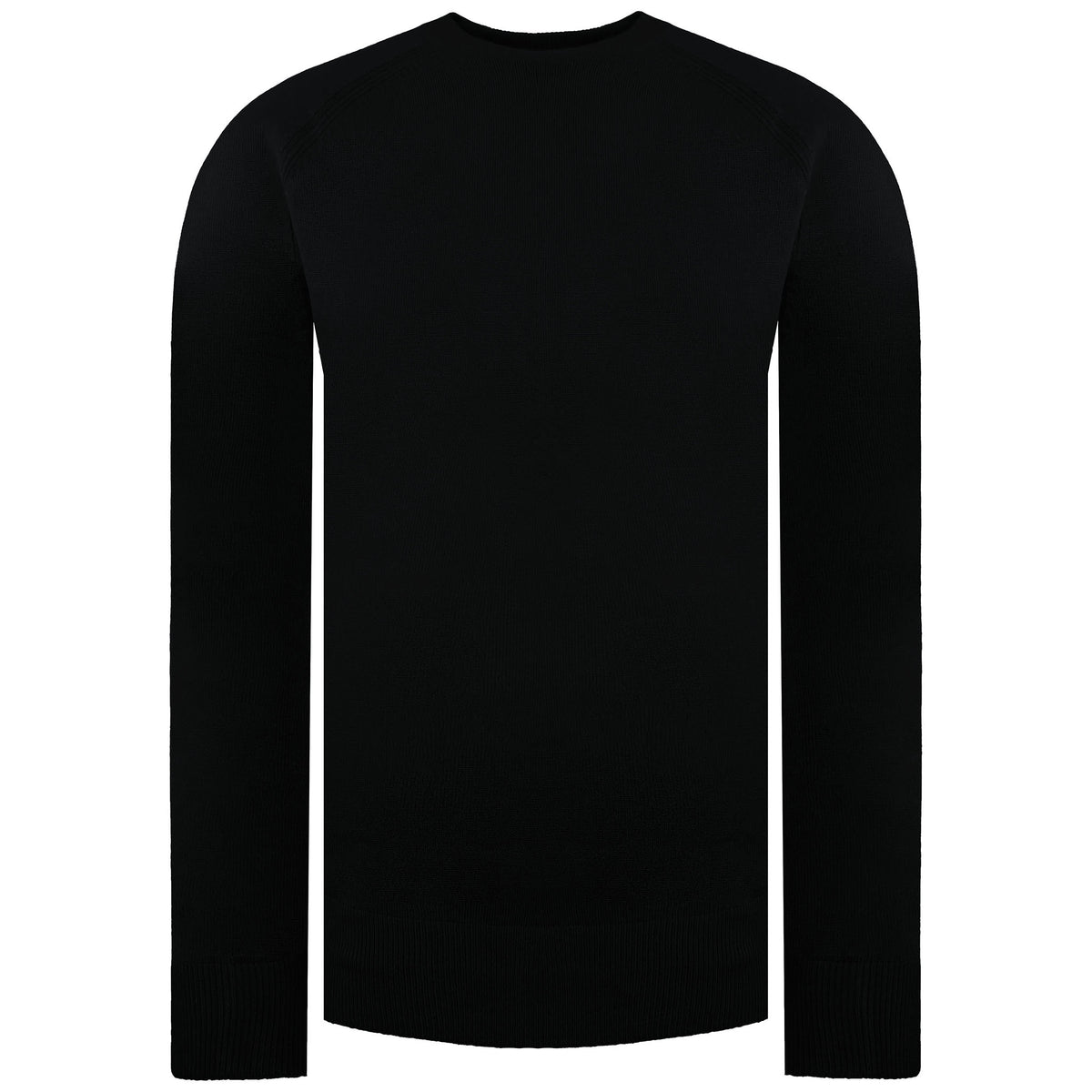 Island Green Raglan Mens Black Golf Sweater