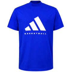 Adidas One Basketball Mens Blue T-Shirt