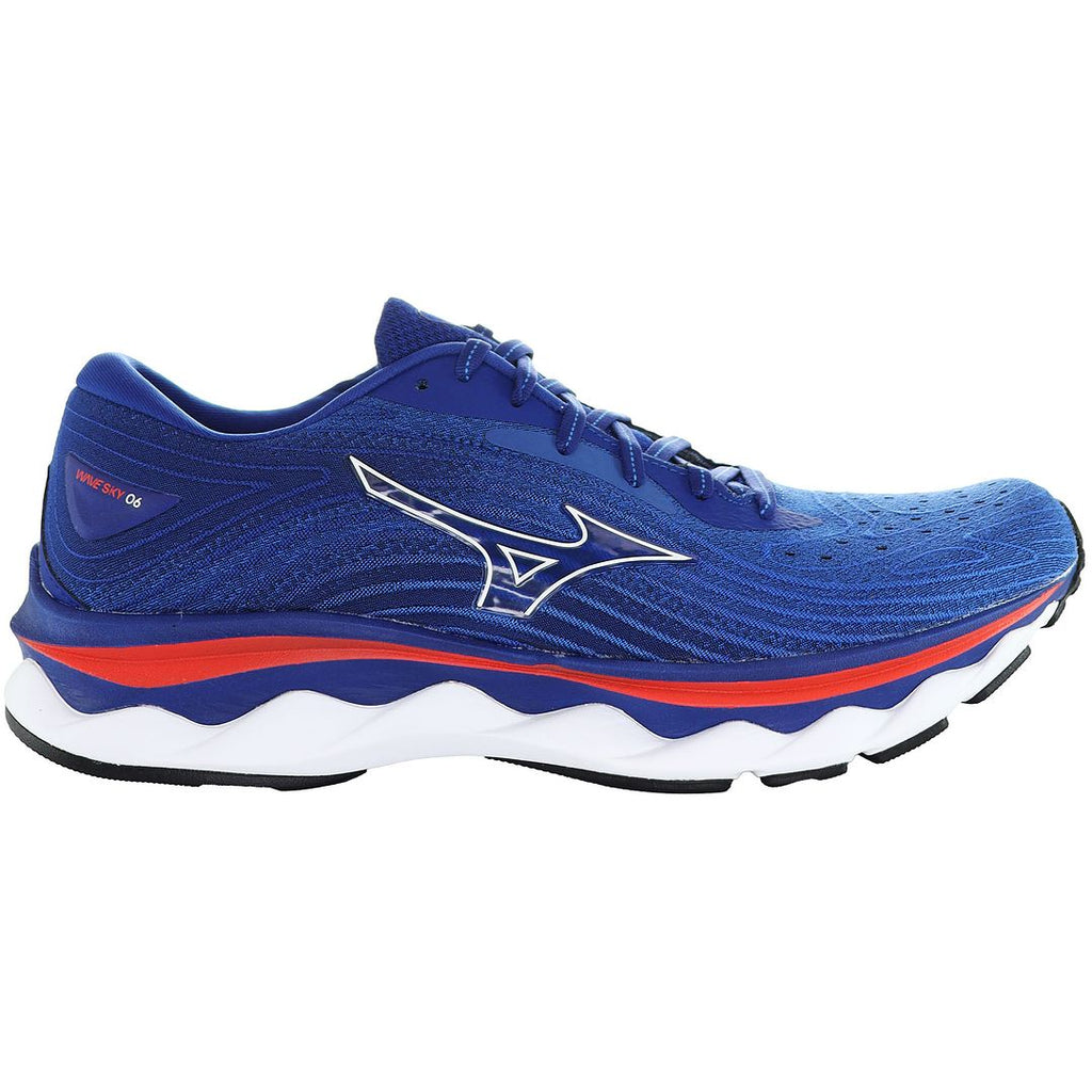 Mizuno Wave Sky 6 Mens Blue Running Shoes