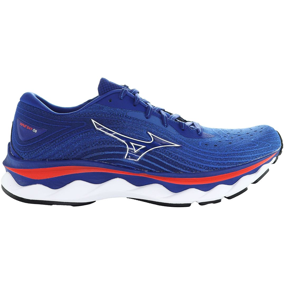 Mizuno Wave Sky 6 Mens Blue Running Shoes