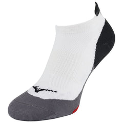 Mizuno Race Low Mens White/Grey Running Socks